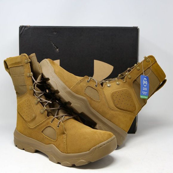 Under Armour FNP Tactical Military Boot Brown 12.5 1287352-728 Coyote Desert - Picture 2 of 12